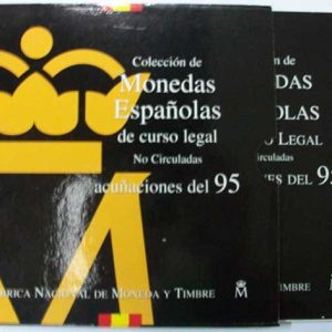 Cartera Oficial Pesetas Año 1995 (8 valores)