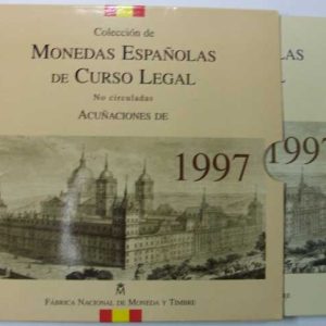 Cartera Oficial Pesetas Año 1997 (8 valores)