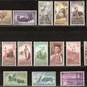 Sello 1254-69.Fiesta Nacional:Tauromaquia