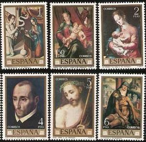 Sello 1963-72.Día del sello.Luis de Morales «El Divino»