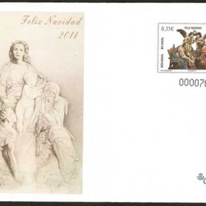 134. Sobre Entero Postal Navidad 2011 (1 sobre)