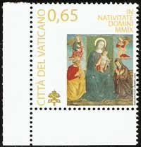Serie sellos Vaticano 1513A. Navidad