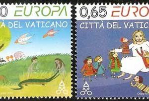Serie sellos Vaticano 1519-20. Europa