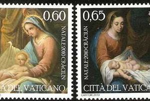 Serie sellos Vaticano 1533-34. Navidad