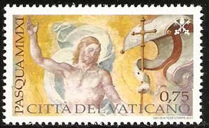 Serie sellos Vaticano 1550. Pascua