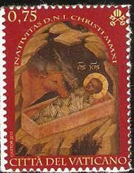 Serie sellos Vaticano 1583. Navidad