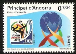 Serie sellos Andorra 377. Copa Mundial FIFA