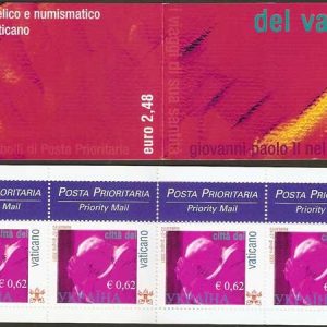 Carné de sellos Vaticano C1280. Viajes del Papa 2002