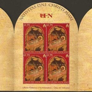 Carné de sellos Vaticano C1583. Navidad 2011