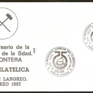 0295.Matasellos «La Montera» (Sama de Langreo – 22/03/1987)