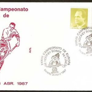 0298.Matasellos Hockey Patines (Oviedo – 26/04/1987)