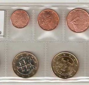 Serie monedas euro. Eslovaquia 2009 S/C