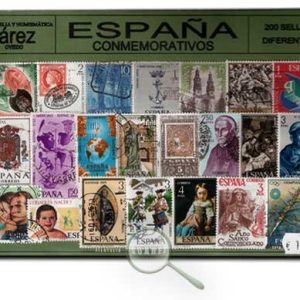 España «conmemorativos» 200 sellos usados