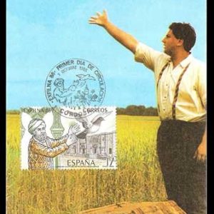 (1986) Primer día de circulación. Palomas mensajeras