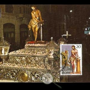 (1988) 2 Tarjetas. Semana Santa