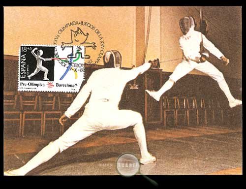 (1989) 3 Tarjetas. Pre-Olímpica Barcelona 92
