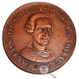 Medalla Exp. Conmemorativa del Bicentenario de Carlos III