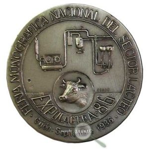 Medalla Feria de Muestras XXX  de Asturias (1986).PLATA