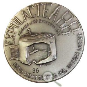 Medalla Feria de Muestras XXXII de Asturias (Expolactea-1988)