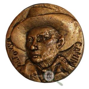Medalla conmemorativa del poeta Alfonso Camin