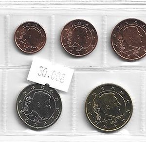 Serie monedas euro. Bélgica 2015