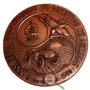 Medalla Feria de Muestras XXX de Asturias (Gijón – 1986)