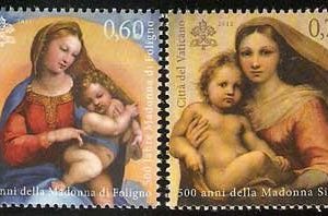 Serie sellos Vaticano 1584-85. Emisión Conjunta Alemania