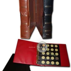 Album monedas UNIVERSAL (Sin ranura para bandera).Pardo