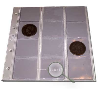 Hojas para monedas "NUMIS" 12 depart. BBB