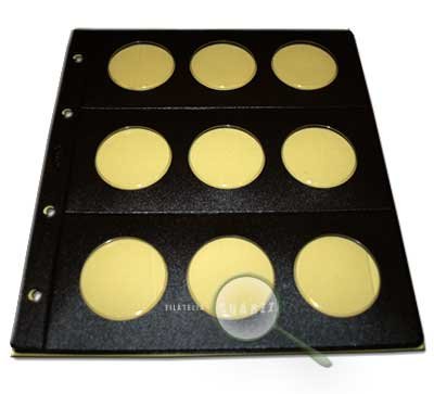 Hojas para monedas "PARDO" - Ref.77100