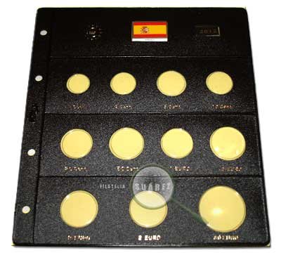 Hojas para euros de España "PARDO".Ref.177