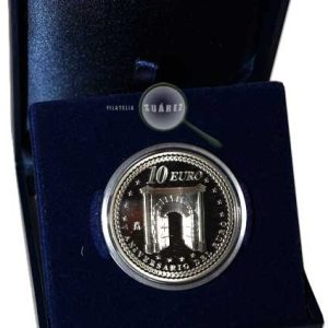 Año 2007. Moneda 10 euros. Serie V Aniv. Euro