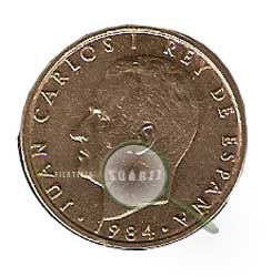 Monedas. 100 pesetas SC (flor hacia reverso)