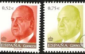 Sello 4772-75. S.M. Don Juan Carlos I