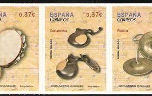 Sello 4781-85. Instrumentos Musicales