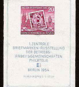 Hoja Bloque Alemania Oriental Nº 4 (**)