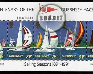 Hoja Bloque Isla de Guernsey Nº 13 (**)