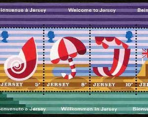 Hoja Bloque Isla de Jersey Nº 01 (**)