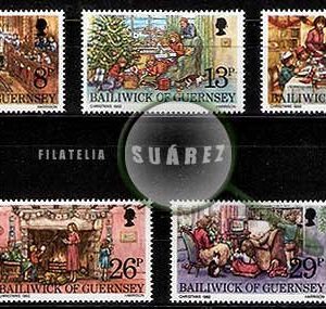 Serie de sellos Isla Guernsey nº 257/61 (**)
