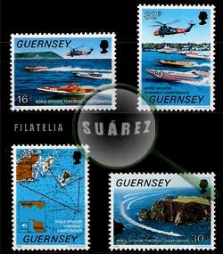 Serie de sellos Isla Guernsey nº 428/31 (**)