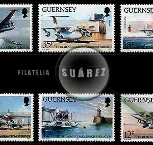 Serie de sellos Isla Guernsey nº 455/60 (**)