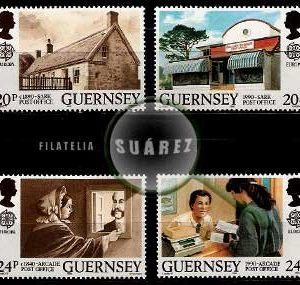 Serie de sellos Isla Guernsey nº 485/88 (**)