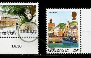 Serie de sellos Isla Guernsey nº 518/19 (**)