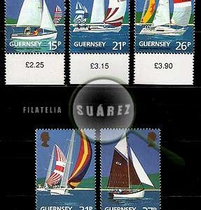 Serie de sellos Isla Guernsey nº 524/28 (**)