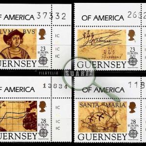 Serie de sellos Isla Guernsey nº 560/63 (**)