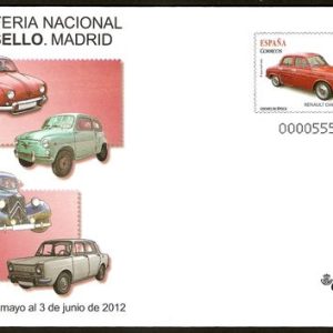 135-36. Sobre Entero Postal Feria del Sello 2012 (2 sobres)