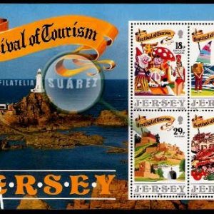 Hoja Bloque Isla de Jersey Nº 05 (**)