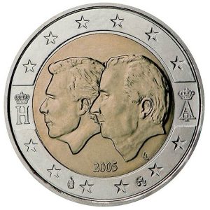 Moneda 2 euros de Bélgica 2005 – Unión Bélgica Luxemburgo