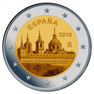 Moneda 2 euros de España 2013 – Escorial