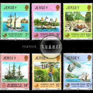 Serie de sellos Isla Jersey nº 222/27 (**)